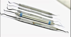 A close up of some pens on top of each other