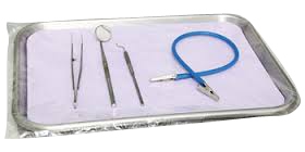 A tray with some tools on it